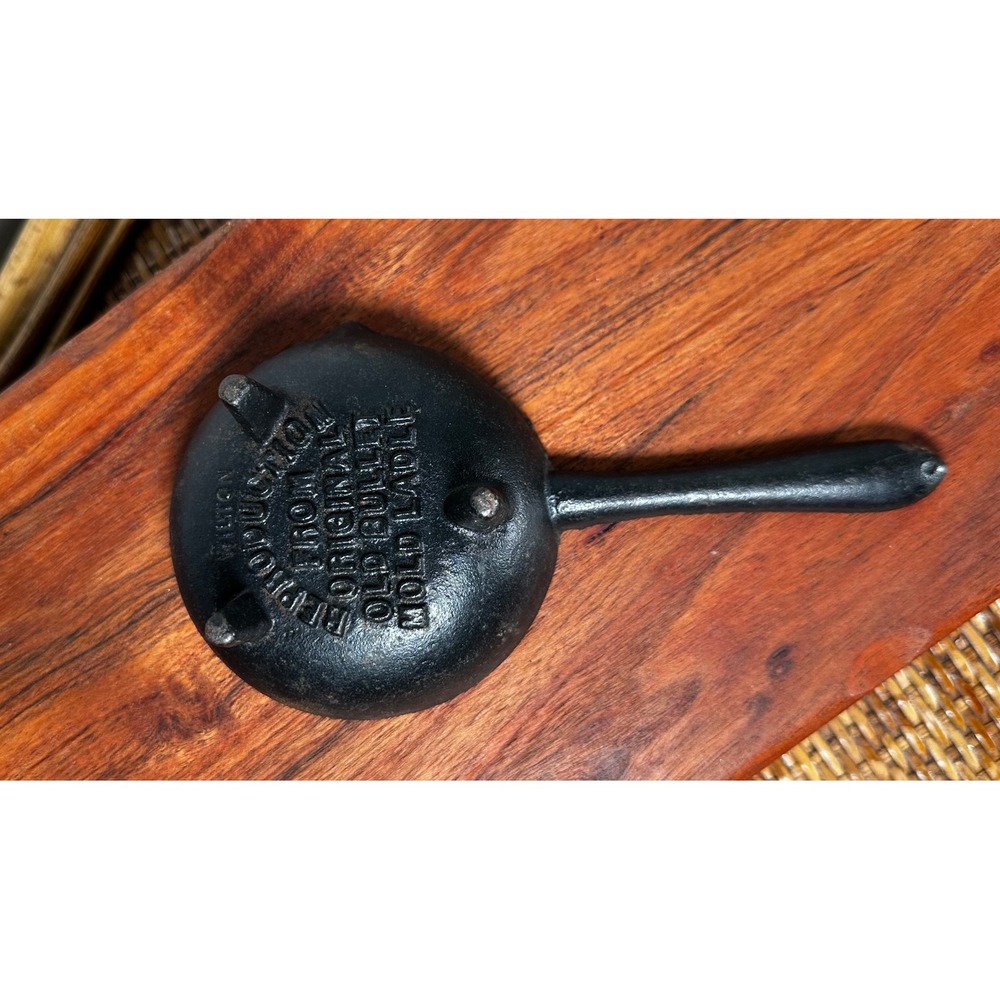 Wilton Cast Iron Reproduction Old Bullet Mold Ladle Tripod Three Legged Black